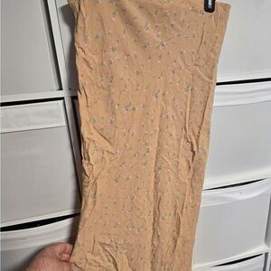 Wild Fable Floral Tan Women's Skirt